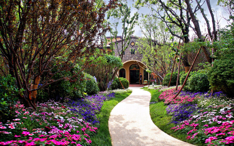 Winding Path to Stone House
