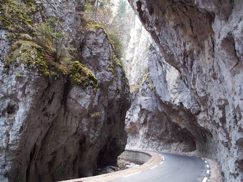 Winding Road in Canyon