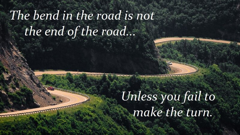 Winding Road in Mountains — Green, Dramatic, Afternoon
