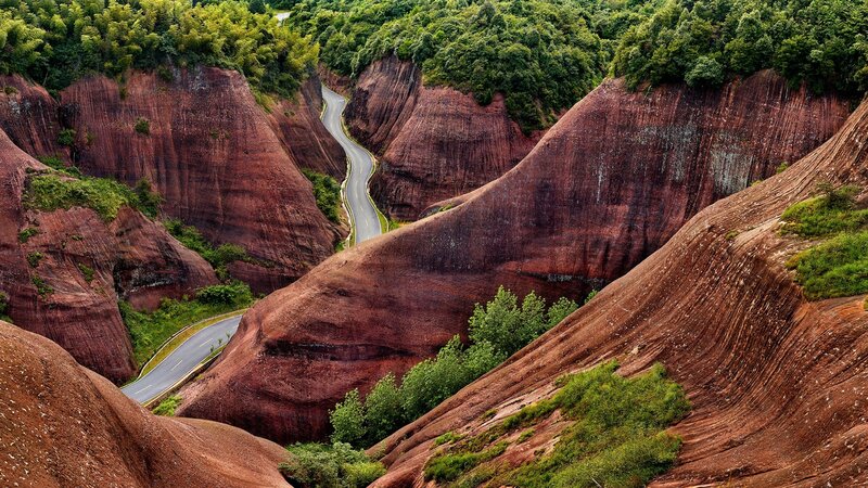 Winding Road in Red Rock Canyon