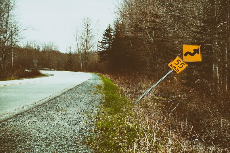 Winding Road Sign