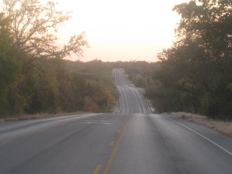 Winding Road Through Trees
