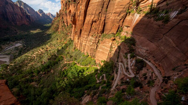 Winding Trail in Canyon