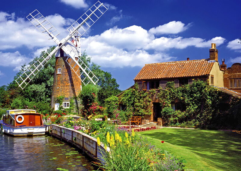Windmill and Canal House