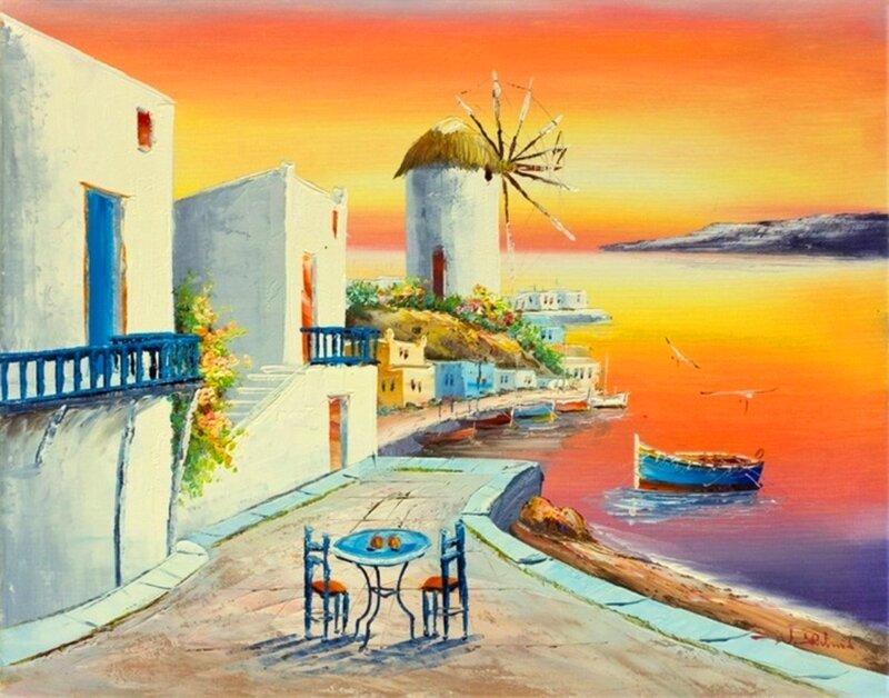 Windmill by the Sea