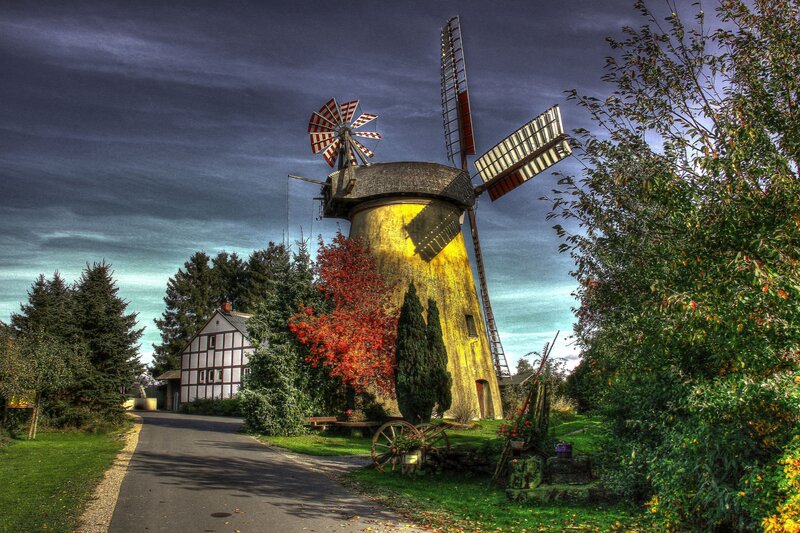 Windmill in Autumn