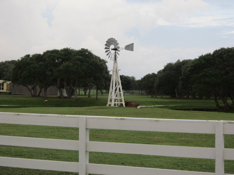 Windmill in Field — Green, Calm