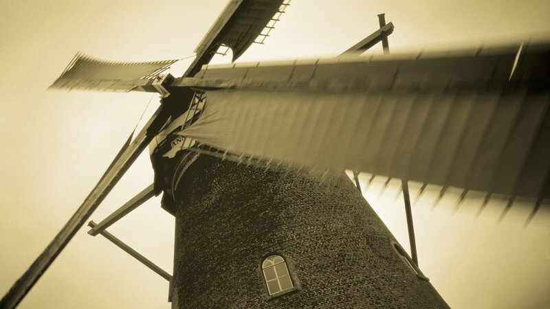 Windmill in motion