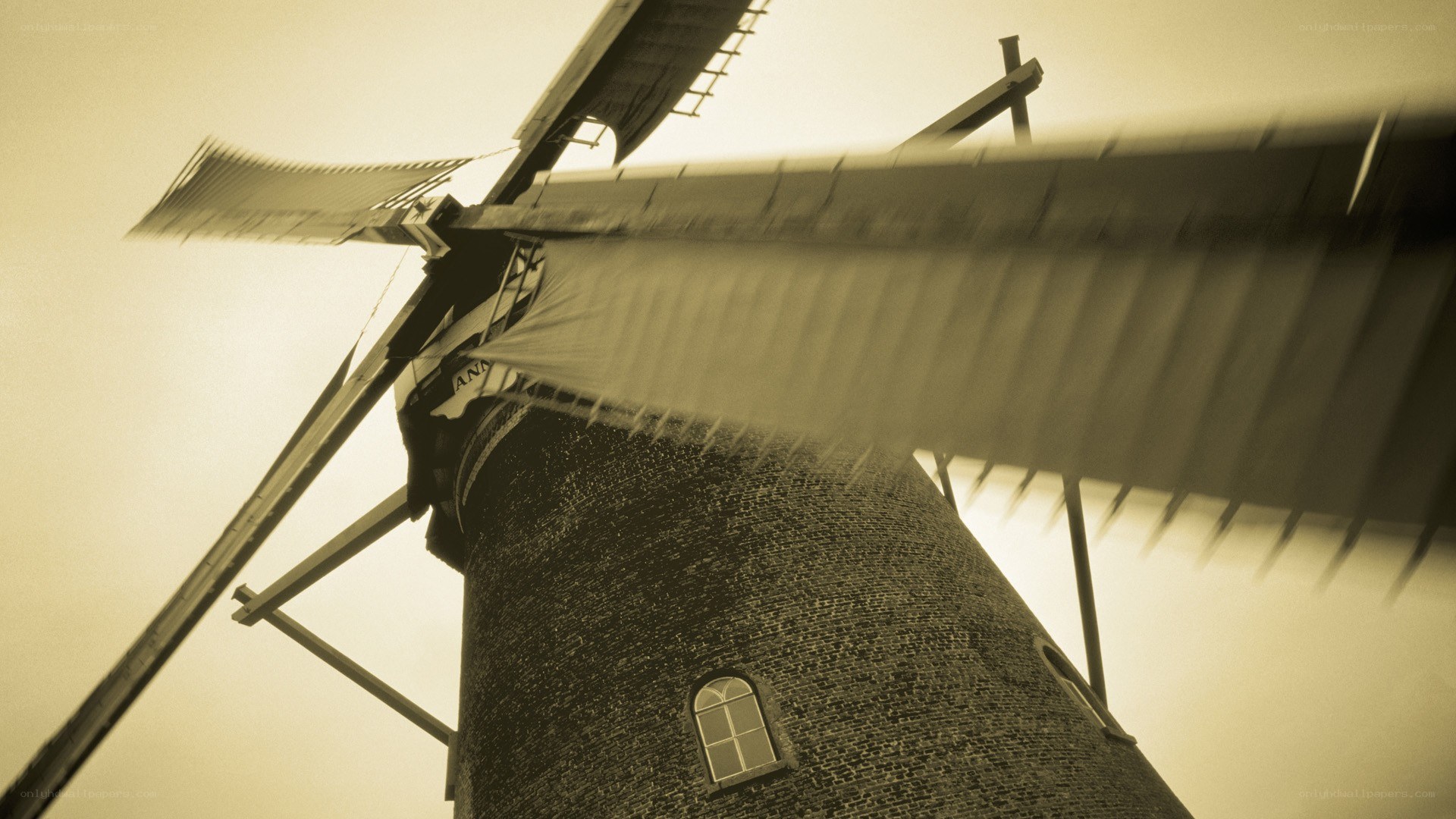 Windmill in motion