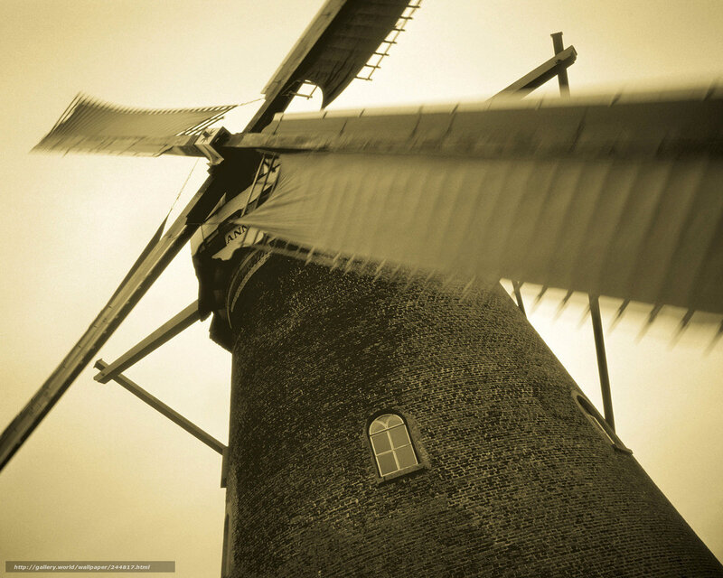 Windmill in motion