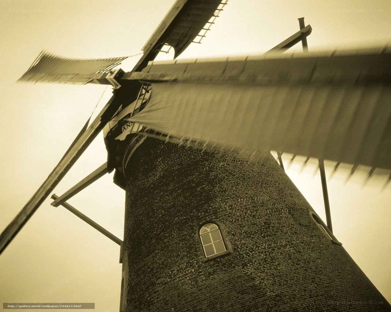 Windmill in motion