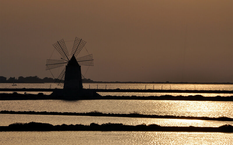 Windmill in Salt Pans