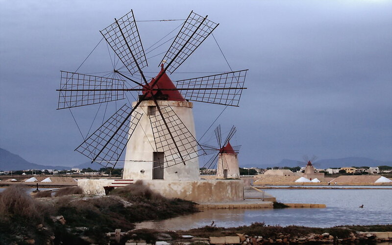 Windmills by Salt Pans