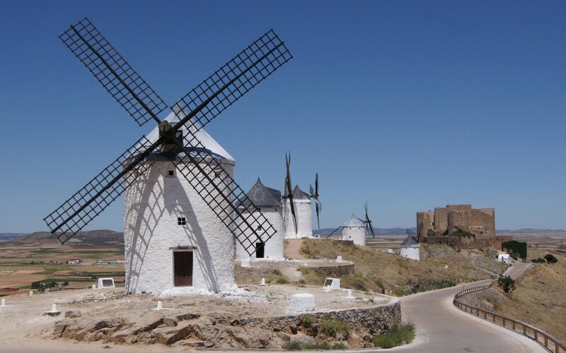 windmills in la mancha