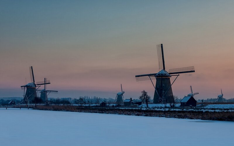 Windmills in Winter