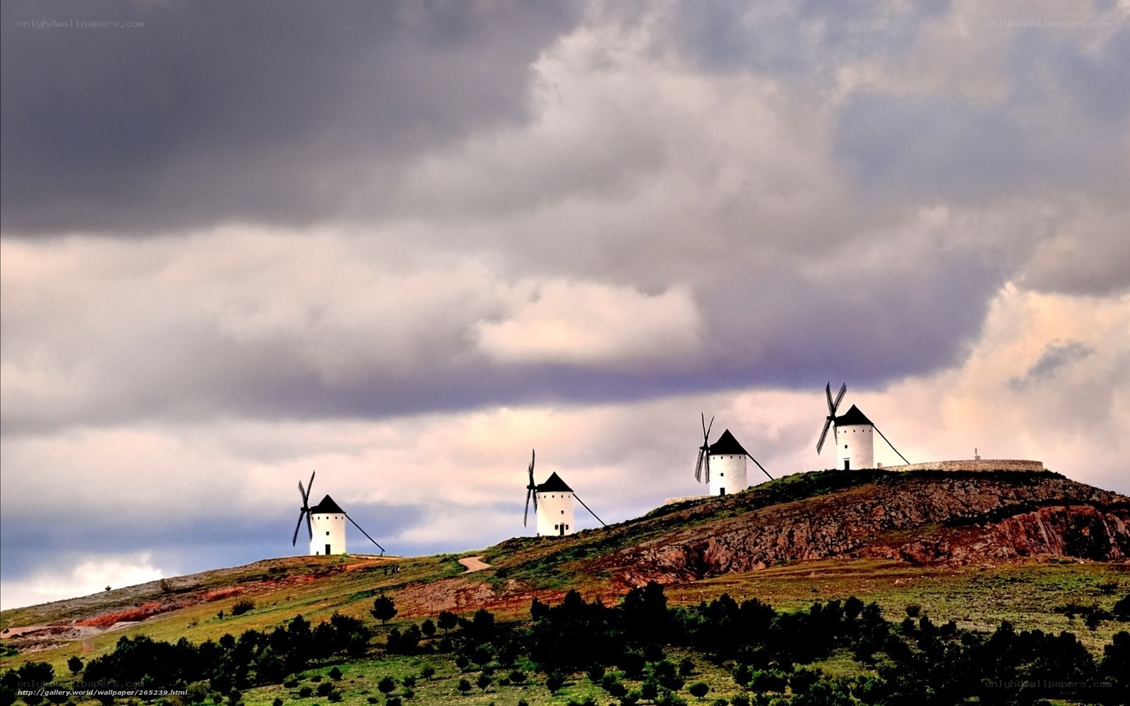 Windmills on a Hill