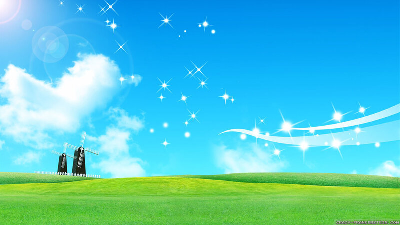 Windmills on Green Hills — Serene