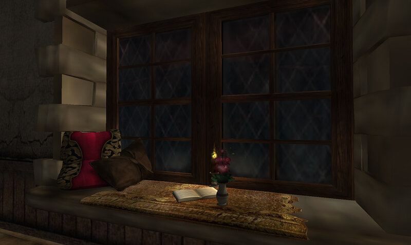 Window Seat with Pillows