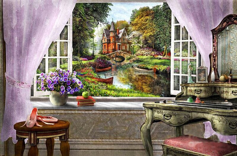 Window View of Cottage