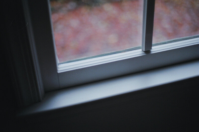 window view with blurred background