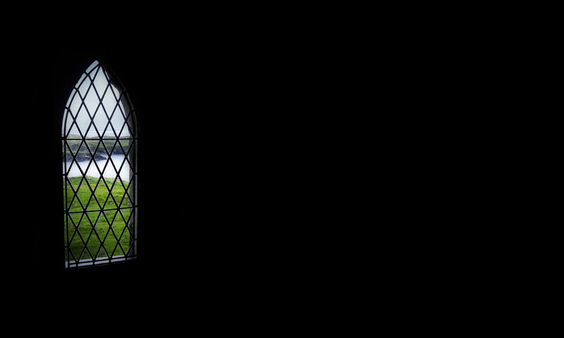 window with coastal view