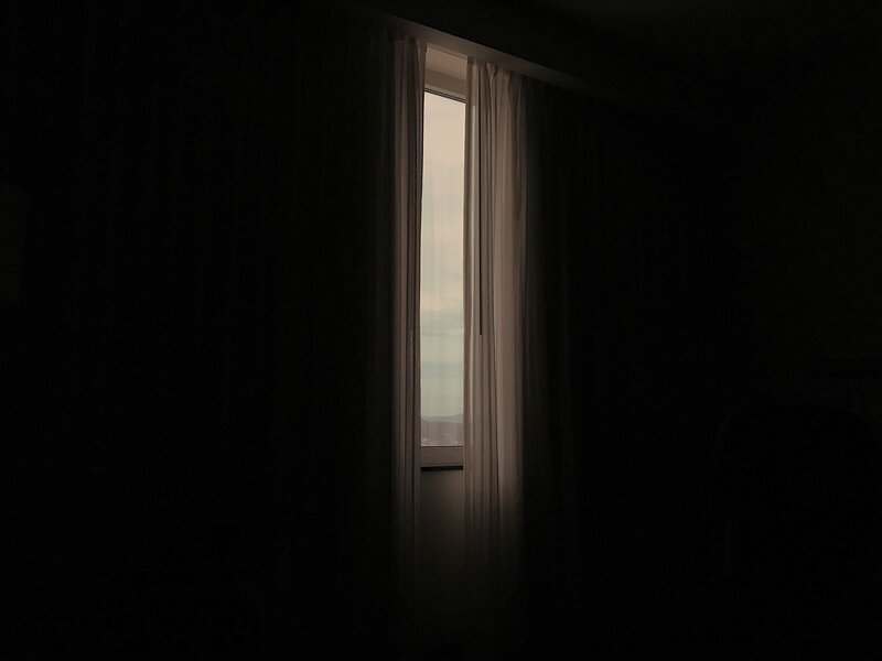 Window with Curtains