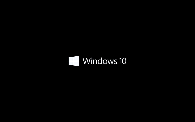 Windows 10 Logo — Black, Neutral