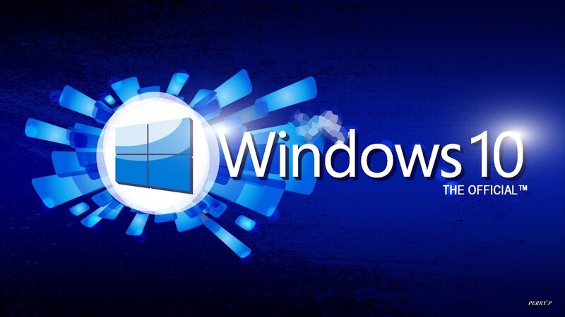 Windows 10 Logo — Blue, Technological