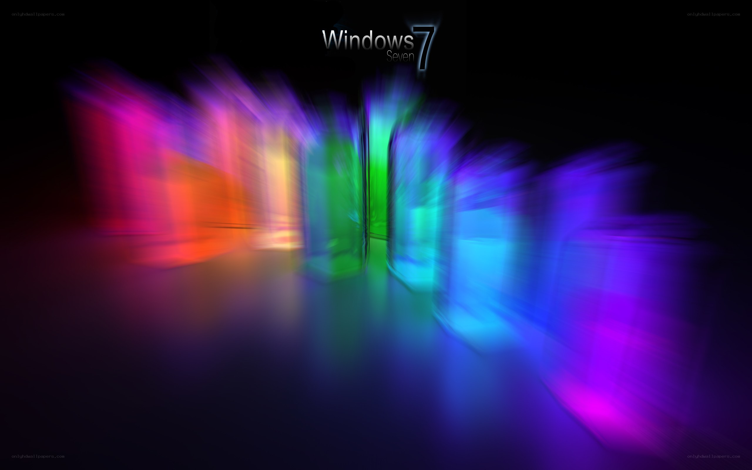 Windows 7 abstract background