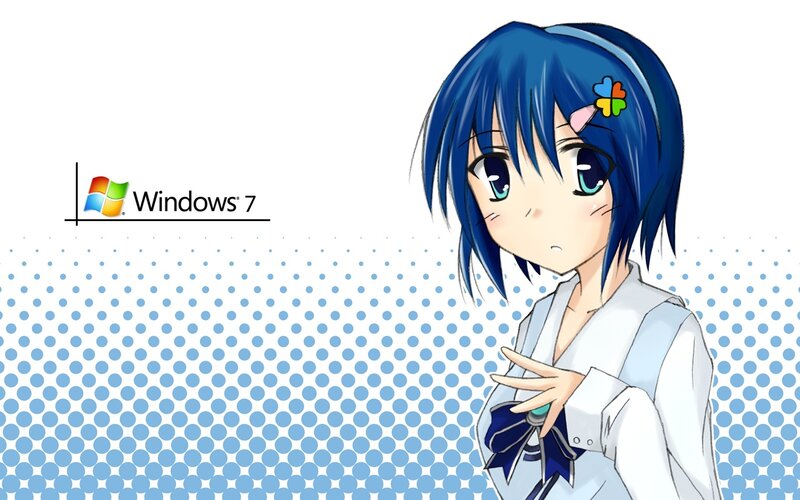 Windows 7 anime wallpaper