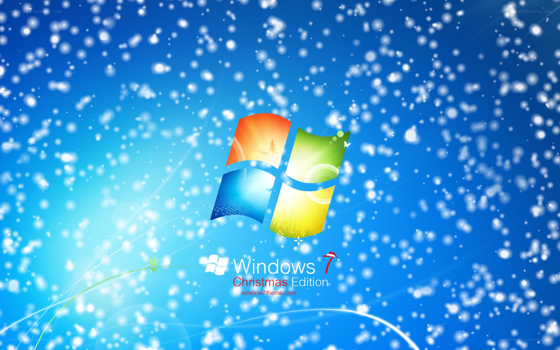 Windows 7 Christmas Edition wallpaper