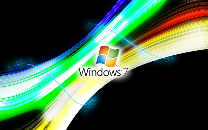Windows 7 colorful background