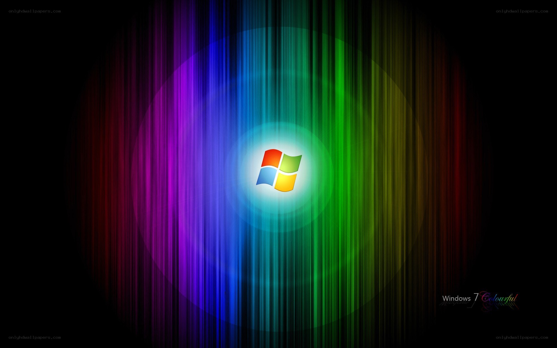 Windows 7 colorful wallpaper