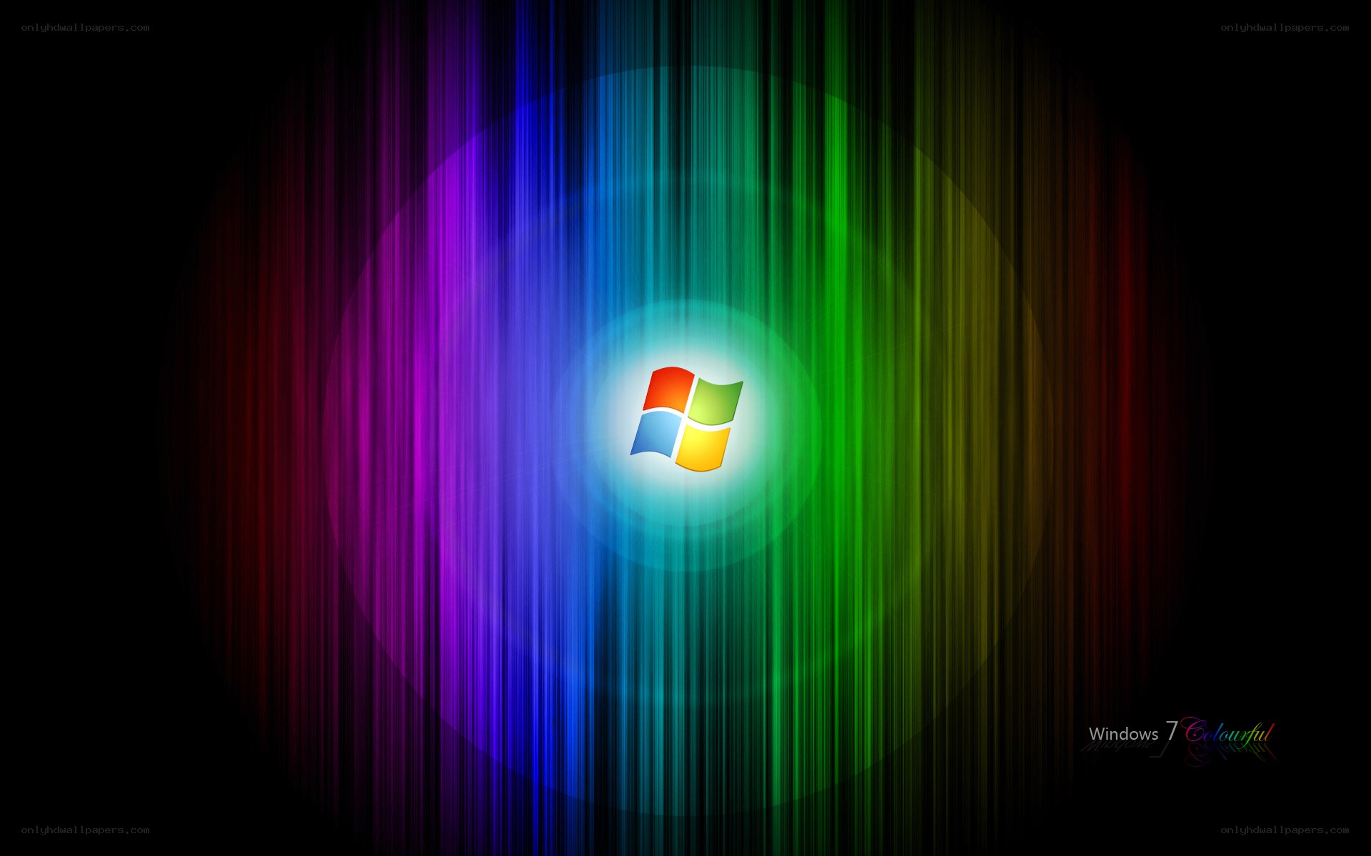 Windows 7 colorful wallpaper