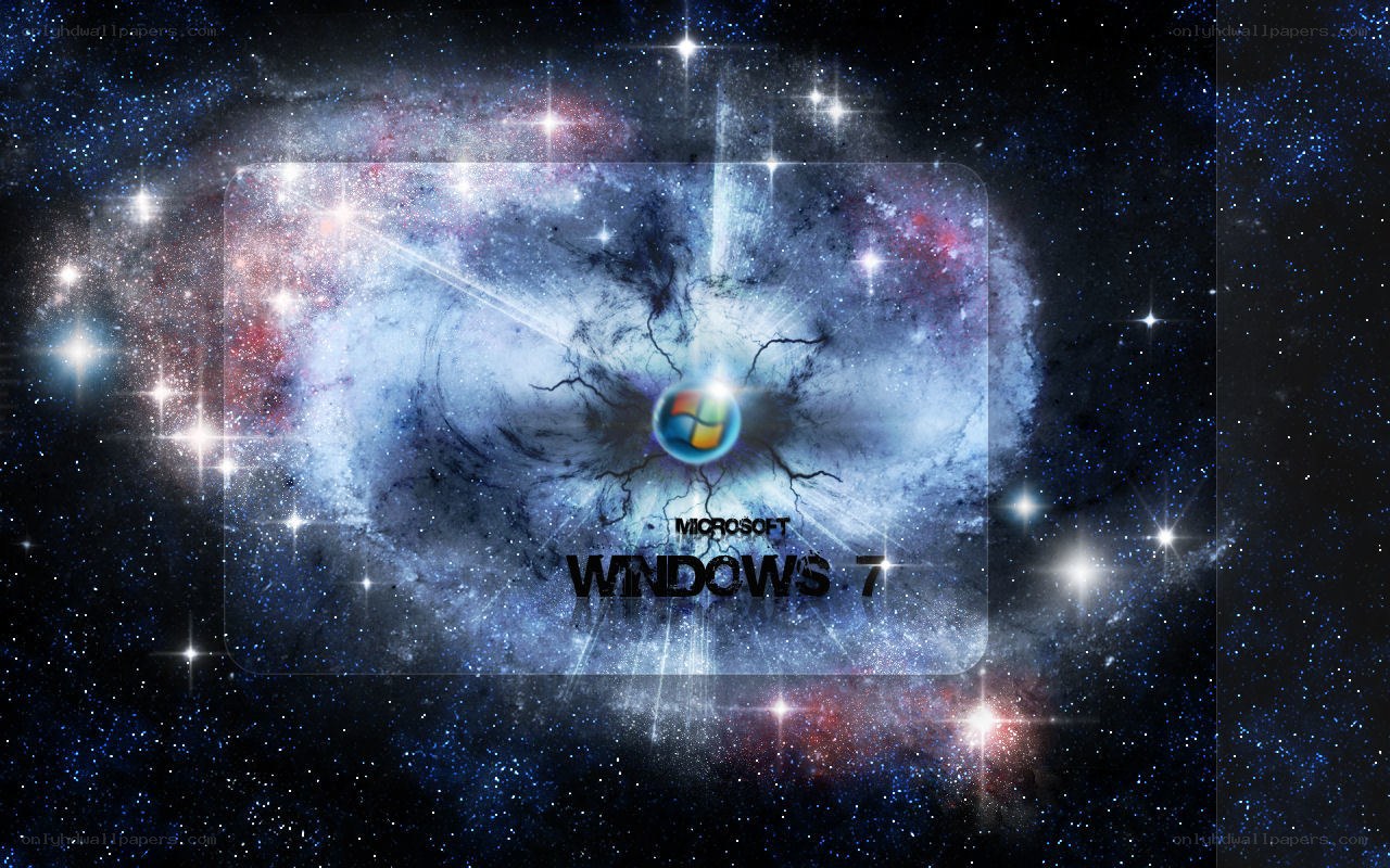 Windows 7 cosmic wallpaper