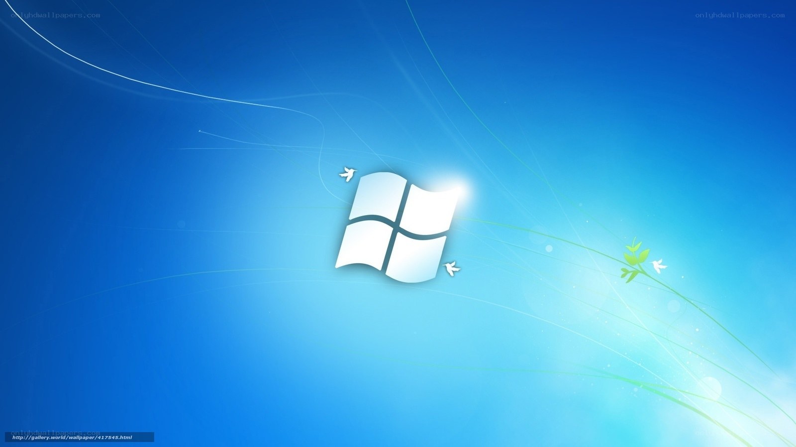 Windows 7 default wallpaper