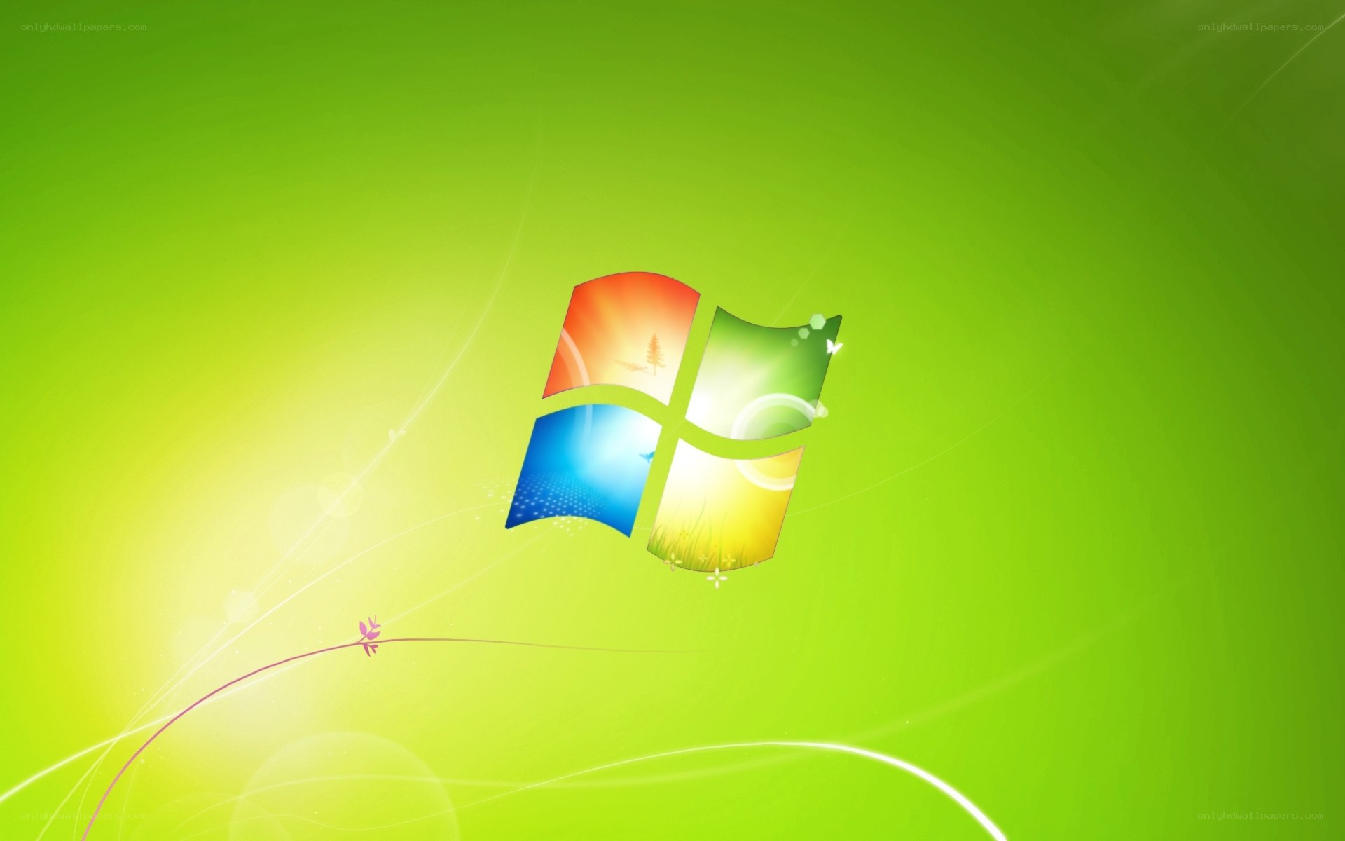 Windows 7 default wallpaper
