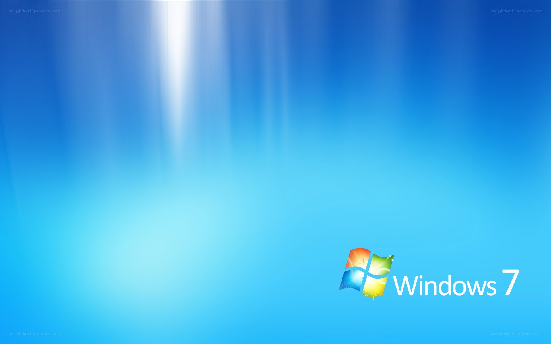 Windows 7 default wallpaper