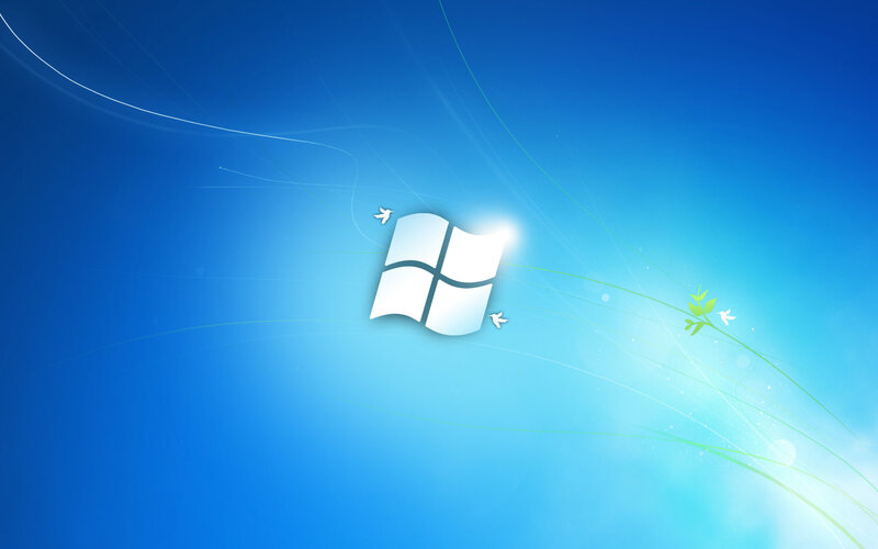 Windows 7 default wallpaper