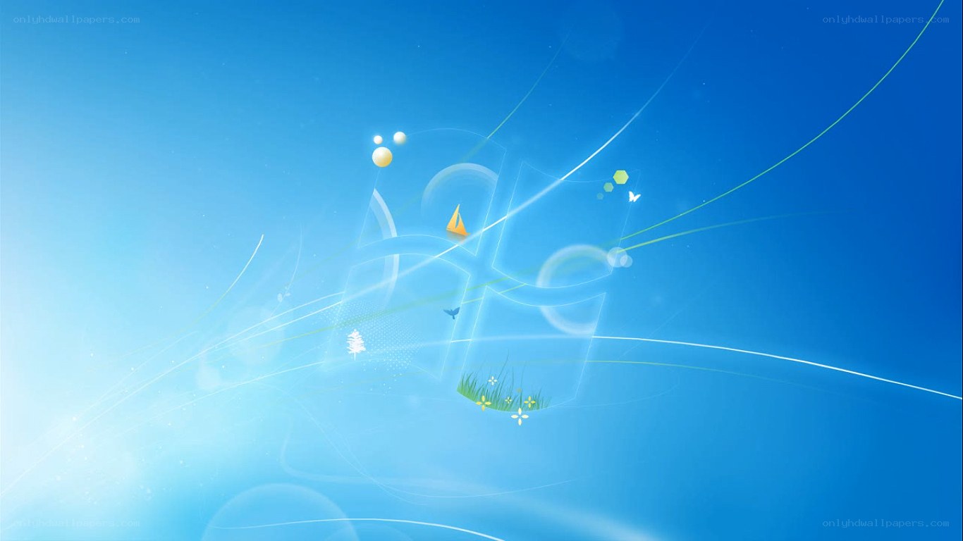 Windows 7 default wallpaper