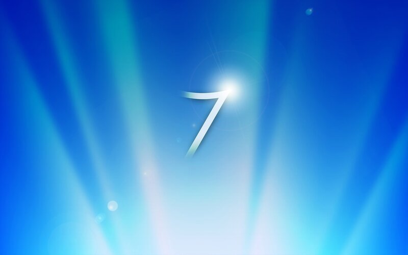 Windows 7 default wallpaper