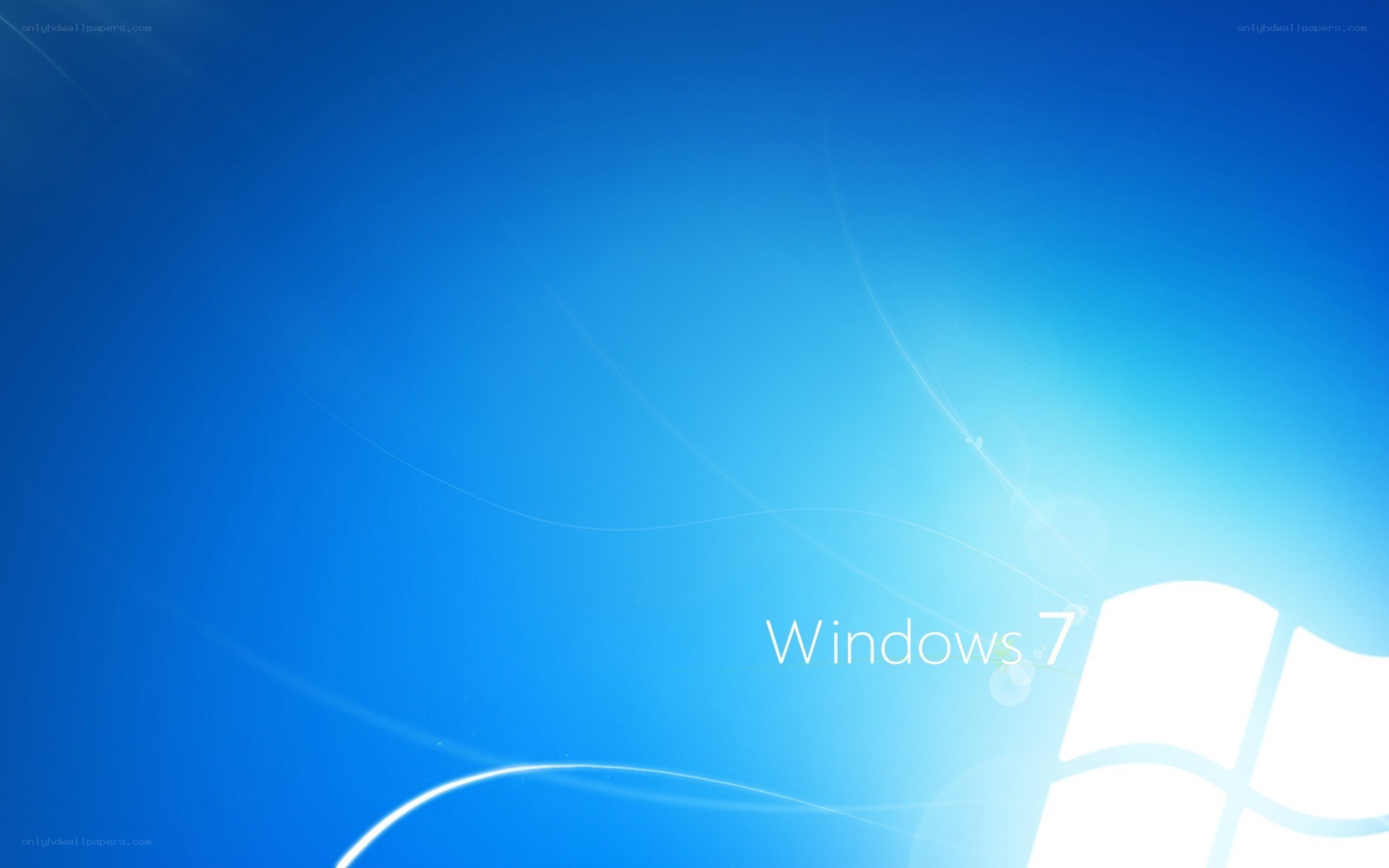 Windows 7 default wallpaper