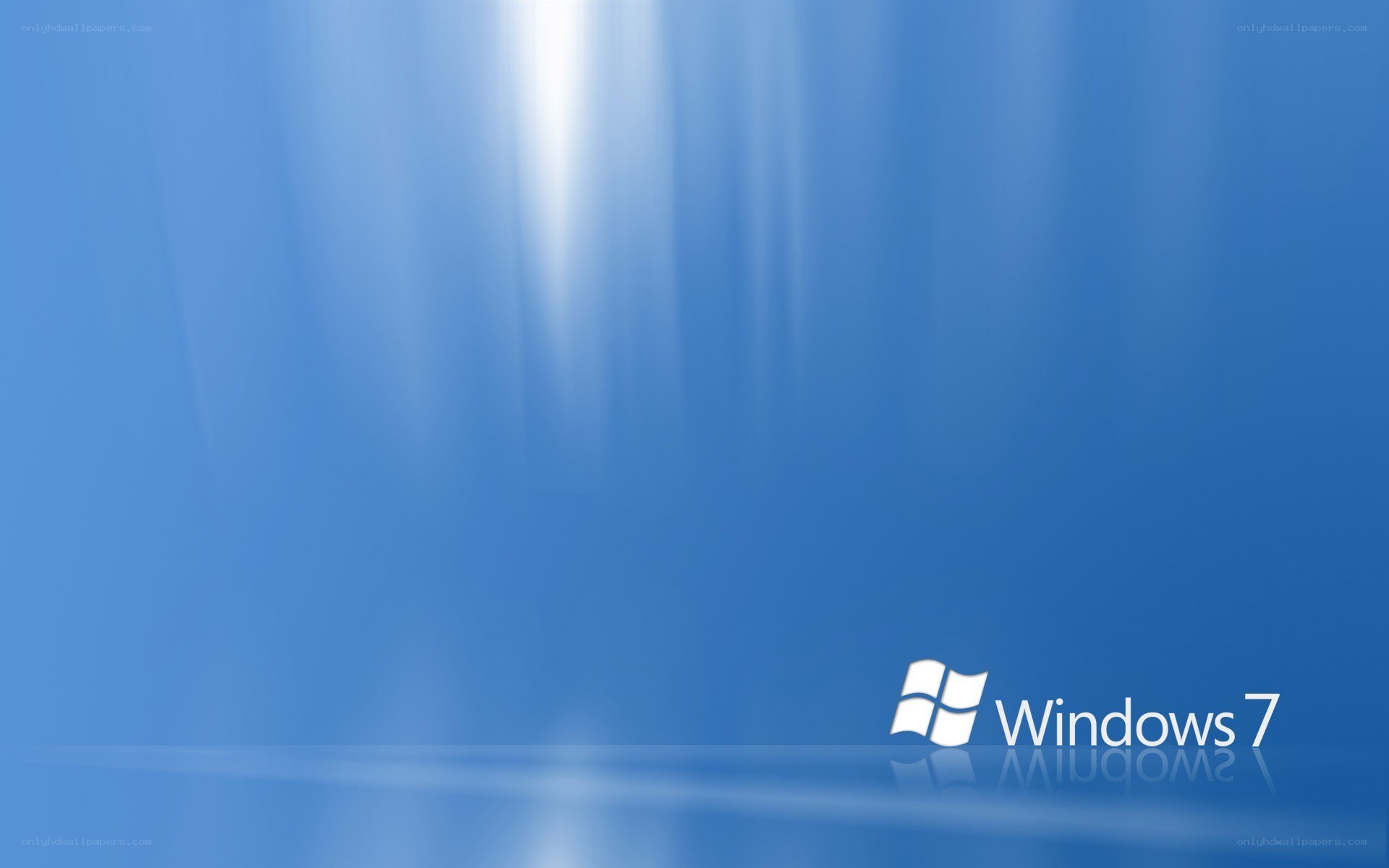 Windows 7 default wallpaper