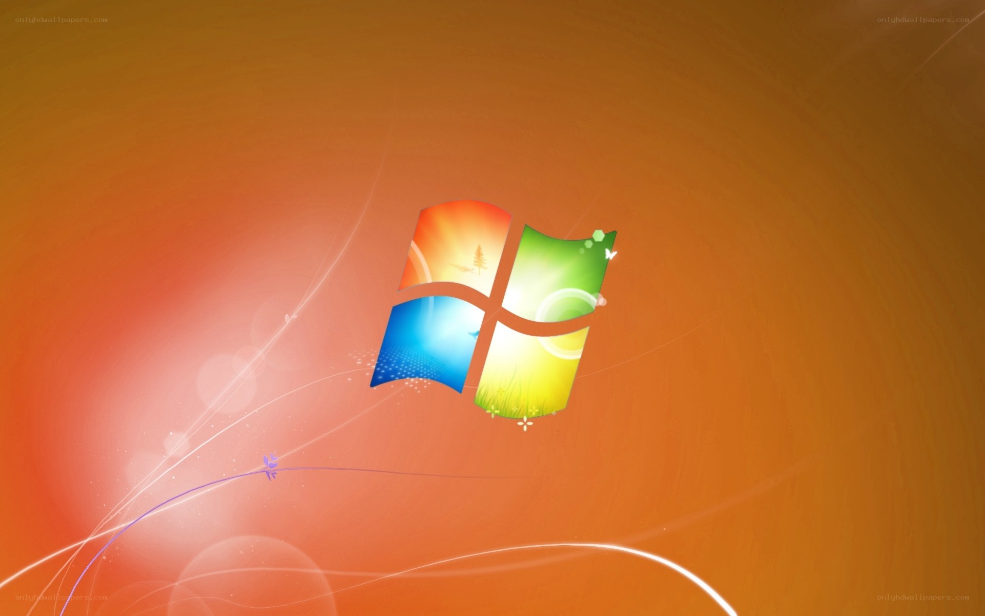 Windows 7 default wallpaper