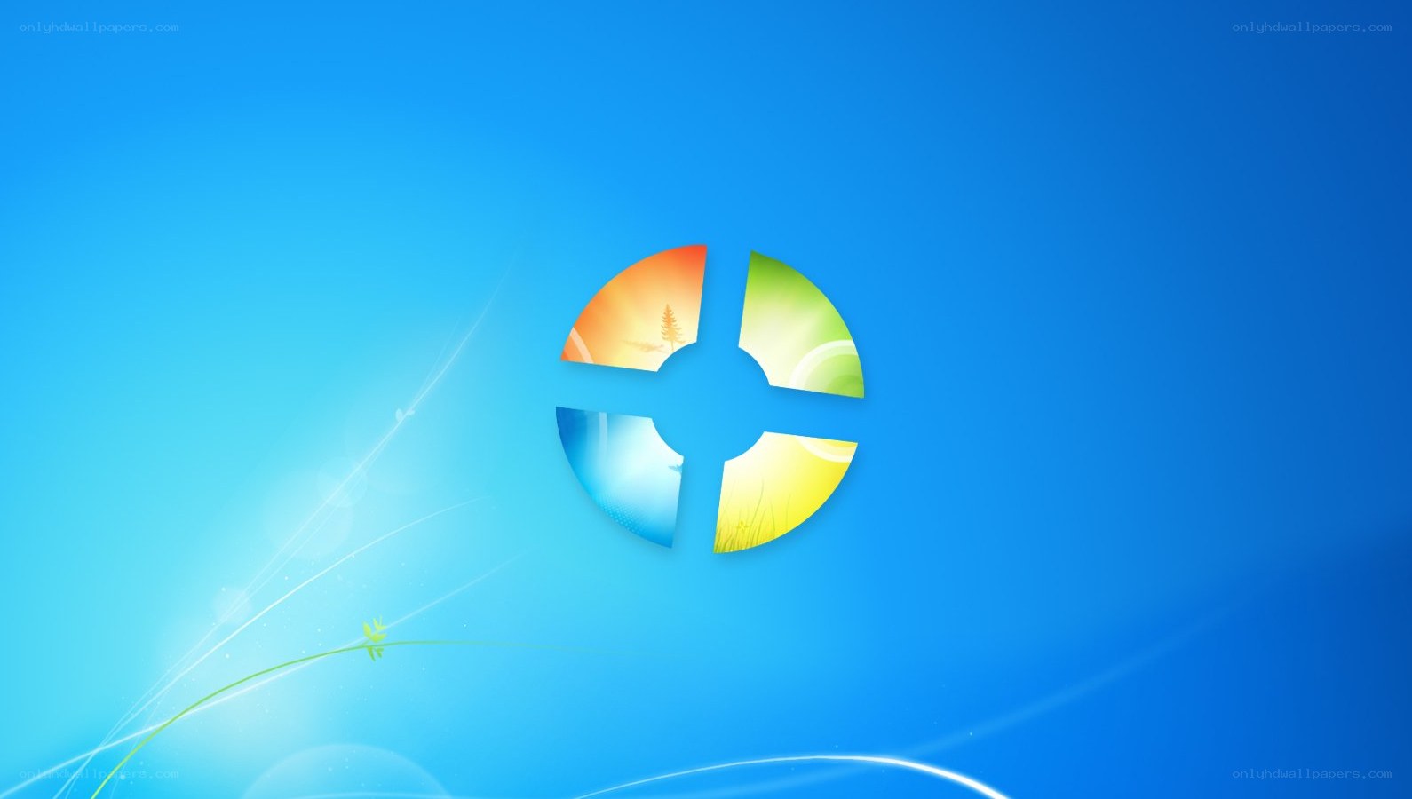 Windows 7 default wallpaper