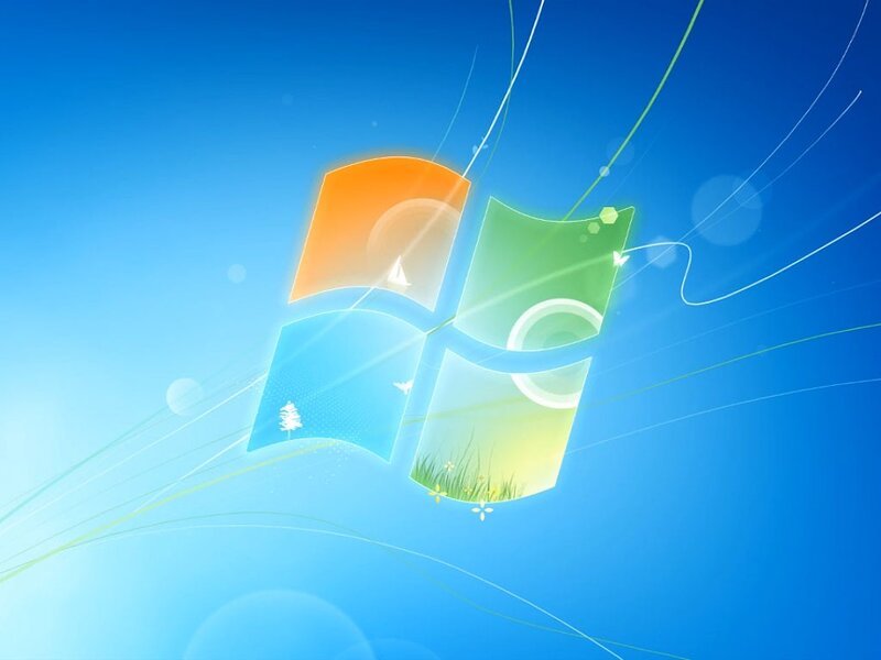 Windows 7 default wallpaper