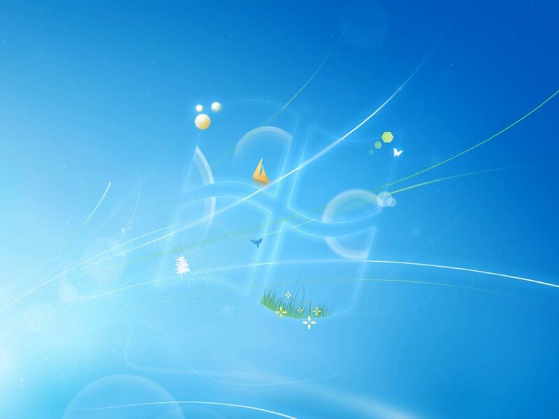 Windows 7 default wallpaper