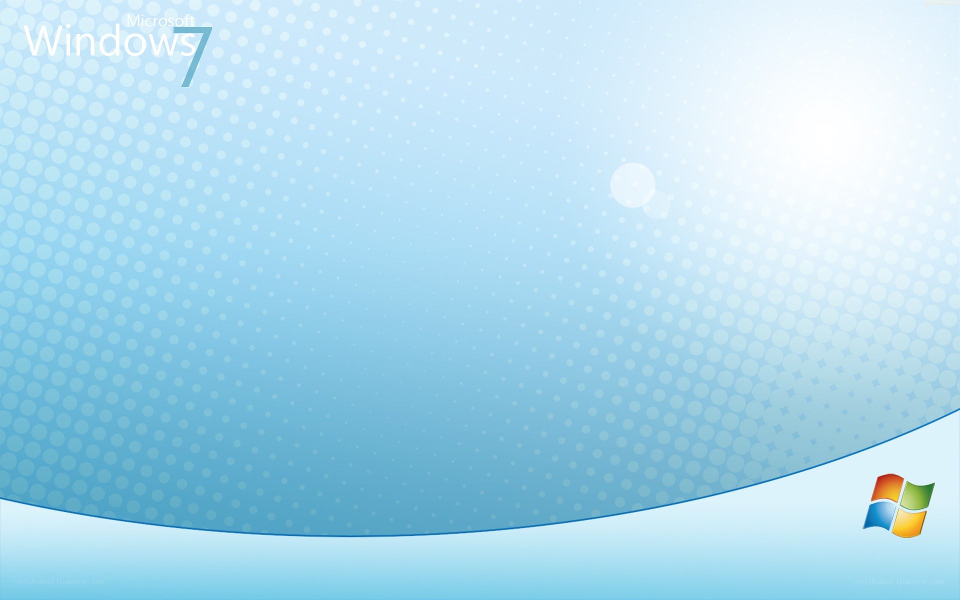 Windows 7 default wallpaper
