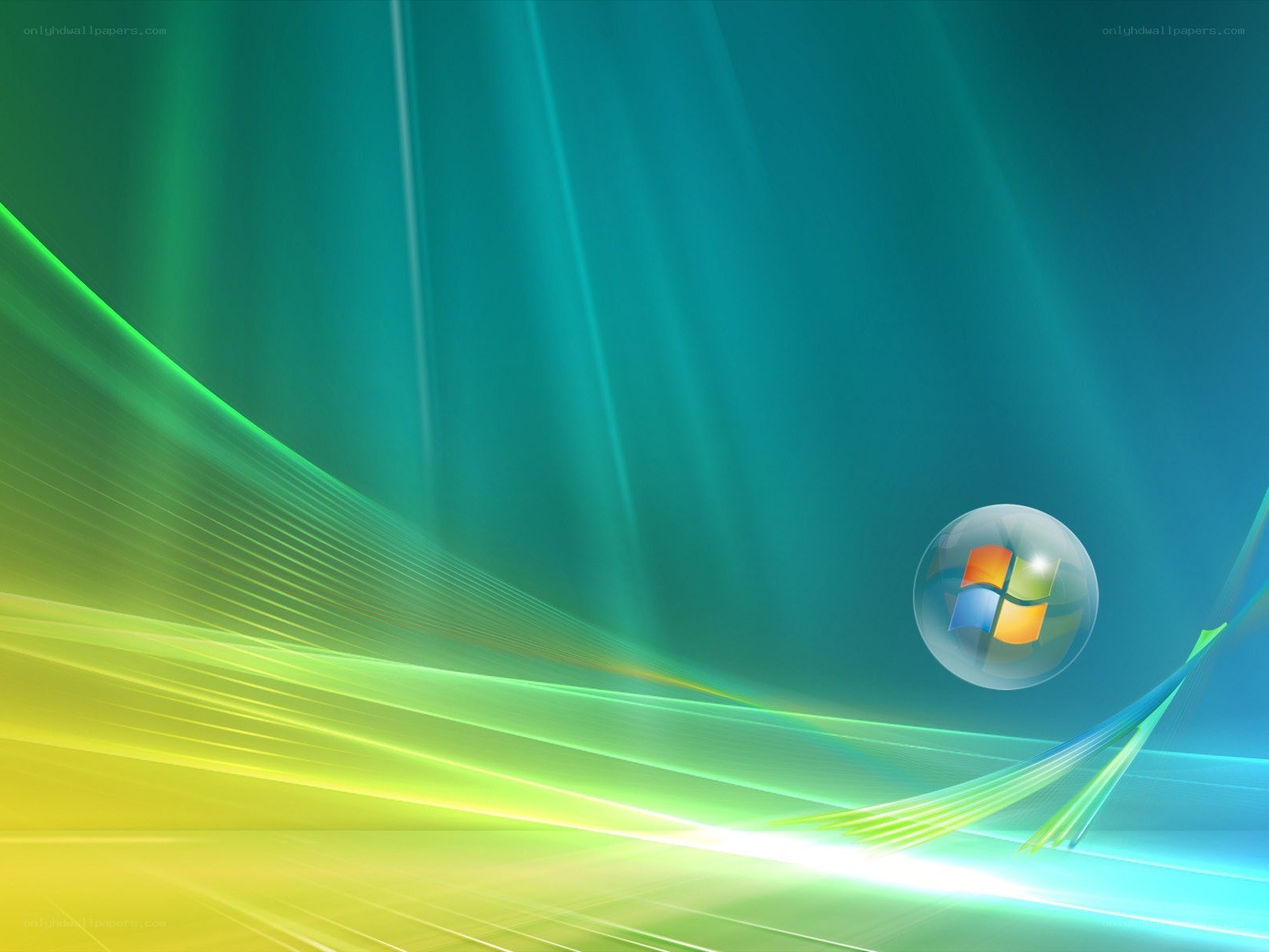 Windows 7 default wallpaper