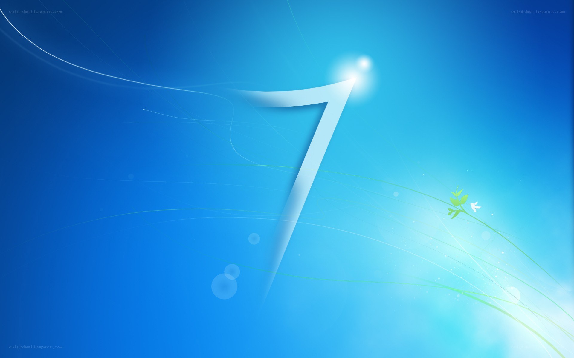 Windows 7 default wallpaper